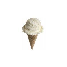 an ice cream cone on a white background