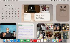 Macbook desktop setup Interactive Macbook Wallpaper, Imac Screen Wallpaper, Laptop Customization Ideas Wallpaper, Mac 13 Inch Wallpaper Aesthetic, Macbook Setup Ideas, Macbook Homescreen Layout Aesthetic