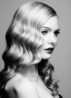 Wavy Hairstyles Tutorial, Waves Curls, Hollywood Fashion, Vintage Hair, Grunge Hair, Wedding Hair And Makeup