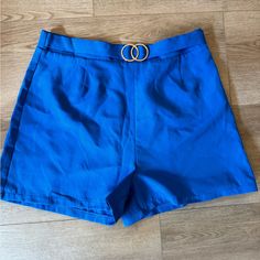 Women’s Royal Blue Business Shorts Size L Never Worn Business Shorts, Royal Blue, High Waisted, Womens Shorts, Blue, Women Shopping, Color