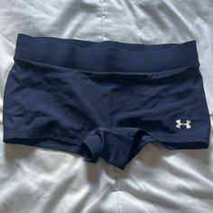 Too Small For Me. Never Worn But No Tag Under Armour Fitted Shorts With Built-in Liner, Fitted Under Armour Shorts, Casual Fitted Shorts By Under Armour, Fitted Casual Under Armour Shorts, Casual Fitted Under Armour Shorts, Under Armour Bottoms With Built-in Shorts, Blue Under Armour Bottoms With Built-in Shorts, Under Armour Fitted Shorts, Under Armour Blue Workout Bottoms