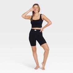 We’re taking comfy and cute to the next level with the Jockey Generation® Cotton Stretch Cropped Tank. Made of a soft cotton blend with just a hint of stretch, this everyday fav feels just as great as it looks. The trendy cropped cut and relaxed styling offer up major versatility—paired with your favorite joggers for chill days at home or layered with a cardigan and jeans for a casual night out ... the options are endless! Like every Jockey Generation® product, the Cotton Stretch Cropped Tank is Casual Snug Fit Activewear For Loungewear, Cotton Activewear With Medium Support For Loungewear, Black Relaxed Fit Tank Top For Loungewear, Trendy Solid Color Everyday Activewear, Black Cotton Tank Top For Loungewear, Black Medium Support Activewear, Black Seamless Cotton Activewear, Comfy Cozy Fit Black Top, Black Medium Support Top For Loungewear