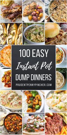 the top 10 dump instant pot dinners