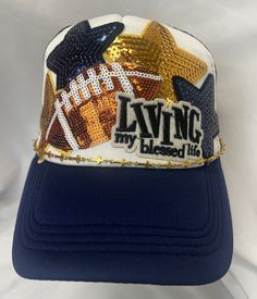 Show your school spirit in game day in our pre made trucker hats with our own custom designs pressed in our own shop! This hat features multiple patches & a removable chain. Baseball Season Trucker Hat With Logo Patch, Team Spirit Trucker Hat Snapback For Sports Events, Team Spirit Trucker Hat Snapback For Game Day, Custom Patch Trucker Hats, Football Trucker Hat With Patches, Louisiana Tech, Custom Trucker Hats, Everyday Purse, Blessed Life