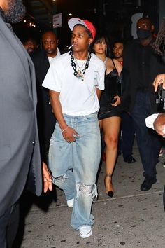 Pretty Flacko, Streetwear Outfit Ideas, Rapper Outfits, Black Men Street Fashion, Men Street Fashion, Party Inspo