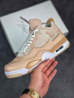 Jordan 4 Retro Shimmer, Orange Quartz, Cruise Holidays, Jordan Shoes Girls, Makeup Palettes, Cruise Deals, Cute Sneakers, Jordan 4 Retro, Hype Shoes