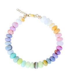 Margaux Bracelet - Cotton Candy - April Soderstrom Opal Gemstone, Cotton Candy, Gold Filled, Opal, Jewelry Making, Pastel, Shades, Candy, My Style