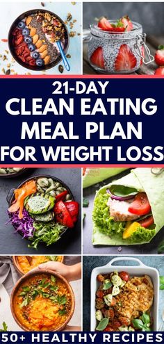 If you’re looking for healthy recipes for weight loss here’s all you need to start eating clean-the easy way! These easy clean eating recipes for breakfast, lunch, and dinner are full of fat burning foods to help you lose belly fat and lose weight. Whether you’re on the 21 Day Fix, or high-protein, low carb diet you’ll love this clean eating meal plan designed to help you meet your health, weight loss, and fitness goals while eating delicious, healthy meals! #healthyrecipes #cleaneating Clean Eating Soup, Healthy Eating Meal Plan, Easy Clean Eating Recipes, Best Fat Burning Foods, Clean Eating Meal Plan, Easy Eat, Easy Clean Eating, Ketogenic Diet Meal Plan, Diet Vegetarian