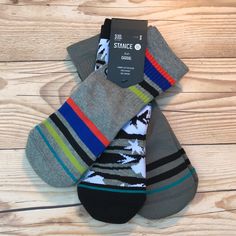 Brand New Stance 3 Pack Big Chillin Kids Crew Socks Youth Size Small 7 - 10 2202, Kk Tall Boot Socks, Stance Socks, Boys Socks, Toddler Socks, Star Wars Kids, Star Wars Darth, Star Wars Darth Vader, Girls Socks, Socks And Tights