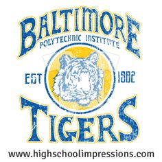 the logo for baltimore college tigers