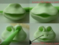 how to make a frog cake with fondant and icing step - by - step instructions