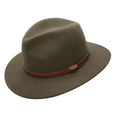 Jackeroo Crushable Wool Hat | Conner Hats Summer Hat Style, Fashion Over The Decades, Brown Leather Hat, Kids Cowboy Hats, Adventure Hat, Men Bodies, Outback Hat, Mens Hats Fashion, Fedora Hat Men