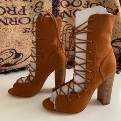 Never Worn And Still In Original Packaging. Size 8 And True To Size. Lace Up Boots, Lace Up, Packaging, Women Shoes, The Originals, Boots, Lace, Women Shopping, Color