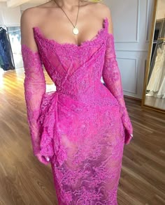 Hot Pink Prom Dresses, Hot Pink Prom, Lace Evening Gowns, Pink Prom, Long Evening Gowns, Formal Party Dress, Pink Prom Dresses