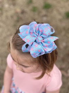 Starfish Hair Bows Ellie Ellie, Big Hair Bows, Satin Ribbon Bow, Nylon Headbands, Crazy Hair, Ribbon Bows, Kids Hairstyles, Starfish, Fashion Boutique