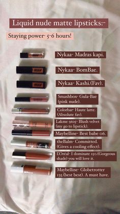 Nail Art For Indian Skin, Makeup Products Dark Skin, Lipstick Shades For Indian Skin Tone, Lipstick Shade For Dark Skin, Lip Shades For Brown Skin Indian, Cool Toned Lipstick Shades, Indian Lipstick Shades, Nude Lipstick Shades For Indian Skin, Lipstick For Dusky Skin Indian