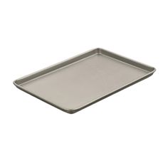 an empty baking pan on a white background