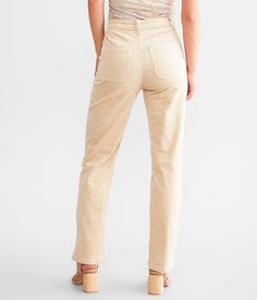 KanCan Signature 90s Corduroy Straight Pant - Cream 25/30, Women's Nicole Ultra high rise Slightly fitted through the hip and thigh 15 bottom opening. 97% Cotton 3% Spandex. Machine wash cold with like colors. Do not bleach. Tumble dry low. Low iron if needed.. WOMEN'S BOTTOMS SIZE CONVERSION CHART Waist (size) 22 23 24 25 26 27 28 29 30 31 32 33 34 36 38 Juniors - 00 0 1 3 5 7 9 11 13 15 - - - - US - - 00 0 2 4 6 8 10 12 14 16 18 20 22 S/M/L Sizing - XXS XS S S M M L L XL XXL XXL - - EU - - - - Pant For Women, Women's Bottoms, Low Low, Conversion Chart, Low Iron, Straight Pants, Waist Size, Women's Pants, Womens Bottoms