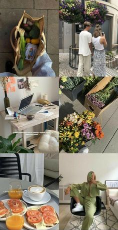 Aesthetic Green Flowers, Summer Aesthetic Green, Layout Aesthetic, Vision Board Collage, Feed Goals, Visual Board, Aesthetic Green, Mood Instagram