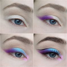 Make Up Yeux, Sparkle Eye Makeup, Face Makeup Ideas, Different Is Beautiful, Makeup Area, Bright Makeup, Magical Makeup, Swag Makeup, Unique Makeup