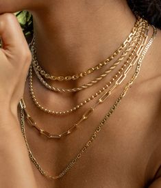 Brazilian Gold Filled rope chain. Maximalist Jewelry, Trendy Chokers, Brazilian Gold, Sunglass Chain, Gold Necklace Layered, Chain Jewelry, Gold Chain Necklace, Gold Filled Jewelry, Beach Jewelry