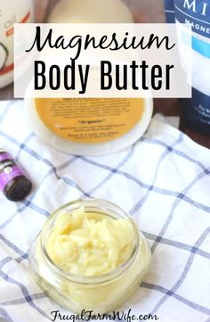 Magnesium Butter, Magnesium Body Butter