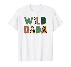 PRICES MAY VARY. WILD Dad birthday party zoo animals themed design with Zebra, Giraffe, and Leopard print. Wild One Birthday Family Matching Outfit. An ideal costume for men, every daddy, papa, or dada or wild dad celebrating his boys or girls bday. Funny graphic tee gift for mother, father, mama, dada, dads, mommy, daddy, grandpa, grandma, uncle, aunt who love their kids, boys, girls to wear at Family gatherings, birthday, summer vacation, Christmas, Thanksgiving, picnic, outdoor party. Lightwe Thanksgiving Picnic, Costume For Men, Picnic Outdoor, Wild One Birthday, Birthday Summer, Safari Jungle, Bday Girl, Matching Outfit, Funny Graphic Tees