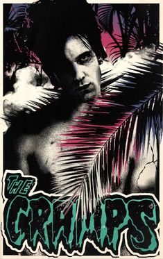 a poster for the grifrs featuring a man with palm leaves