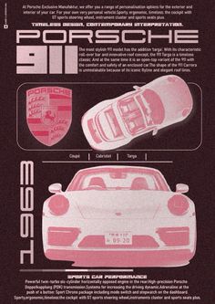 Porche Posters, Porsche Aesthetic Poster, Car Wallpaper Bedroom, Porsche Design Wallpaper, Pink Porsche Poster, Retro Porsche Poster, Old Porsche Poster, Vintage Car Posters Porsche, Pink Porsche