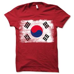 South Korea Flag short-sleeve crewneck t-shirt. Printed in NJ, USA. Unisex Fit. Printed with eco-friendly water-based inks. Please refer to the size chart in the last image of the listing (laying flat measurements in inches). Due to the calibration differences between computer monitors, phone screens and tablets, the actual product color may vary slightly from what you are viewing. SHIRT FEATURES: - 4.2 oz., Solid color tees (red, white, blue, green) are 100% combed and ringspun cotton, 30 singl Eco-friendly Short Sleeve Cotton T-shirt, Eco-friendly Graphic Tee With Short Sleeves, Casual Crew Neck T-shirt With Eco-friendly Ink, Eco-friendly Graphic Tee With Crew Neck, South Korean Flag, Korea Flag, South Korea Flag, Korean Flag, Husband Shirts