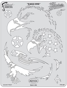 the eagle one stamp is shown in black and white, with stars on its head