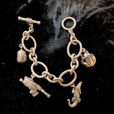 This Is An Iconic 925 Charm Bracelet From The 2004 Kc Jewelry Line. It’s Rich In Historical Significance As Barry Keiselstein Cord Was The Premier Jewelry Designer From The 1990’s Into The Early 2000’s. After Some Major Personal Setbacks, He Is Currently Rising In Popularity And Has An Ig Account That Reflects On His Glorious Past While It Announces His Return. I Adore This Bracelet But I Don’t Have Enough Occasions To Wear It To Justify Keeping It. Enjoy! Luxury Metal Charm Bracelet With Lobster Clasp, Luxury Silver Charm Bracelet With Lobster Clasp, Luxury Sterling Silver Charm Bracelet For Formal Occasions, Luxury Silver Charm Bracelet, Luxury Metal Charm Bracelet For Formal Occasions, Luxury Silver Chain Bracelet With Charms, Luxury Sterling Silver Bracelets, Luxury Silver Charm Bracelet With Polished Finish, Silver Luxury Charm Bracelet With Polished Finish