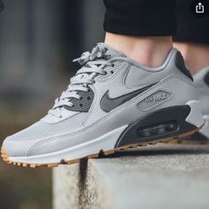 Womens Airmax 90 Essential Size 6.5 Gray Gently Worn Signs Of Wear In Pictures Air Max 90 Grey, Nike Air Max 90 Black, Gray Nike Shoes, Shoes Air Max, Nike Air Max 90s, Cheap Nike Air Max, Walk In My Shoes, Nike Shoes Air Max, Nike Air Max For Women