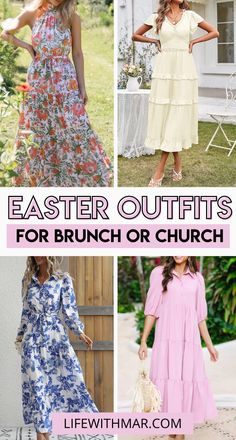 Sharing the best Easter dresses and Easter outfits whether you will be attending an Easter church service or Easter brunch with the family. I have rounded up 65 of the best Easter Sunday outfit ideas! Easter Dresses Women | Easter Dress for Women | Easter Dress for Women Church | Easter Dress for Women 2024 | Easter Outfit Women | Easter Outfit for Women | Easter Outfit Women Church | Easter Sunday Outfits For Easter Women, Easter Dresses For Women Church, Easter Outfits For Women 2024, 2024 Easter Outfit, Easter Dress For Women Church 2024, Palm Sunday Outfit For Church, Easter 2024 Outfits, Easter Dress 2024, Women Easter Outfit