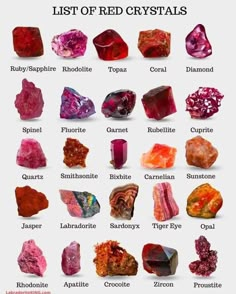 Red Gems, Jewelry Knowledge, Headpiece Jewelry, Tourmaline Stone, Red Gemstones, Mineral Stone, Red Crystals