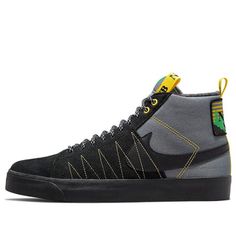 Nike Blazer Mid Premium SB 'Acclimate' DC8903-001 (SNKR/Skate/Light/Unisex/Mid Top/Non-Slip) Casual High-top Sneakers With Reflective Details, Casual High-top Lace-up Sneakers With Reflective Details, Nike Sporty High-top Sneakers For Outdoor Activities, Nike Casual Sneakers For Outdoor Activities, Casual High-top Sneakers With Reflective Details For Streetwear, Casual Waterproof High-top Sneakers For Sports, Nike Reflective Outdoor Sneakers, Nike Outdoor Sneakers With Reflective Details, Urban Breathable Skate Shoes For Outdoor