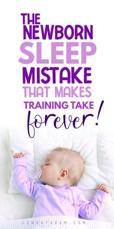 cute baby sleeping and title newborn sleep hacks for new parents. baby sleep mistakes that make training take forever Cry It Out Method, Newborn Survival Guide, Bed Sharing, Sleep Hacks, Newborn Sleep Schedule, Sleep Train, Newborn Baby Care, Co Sleeping