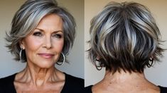 Hair Color For Older Women, Short Silver Hair, Gorgeous Gray Hair, Shorter Hair, Short Grey Hair, Short Hairstyles For Thick Hair, Edgy Short Hair, Mom Hairstyles, Hair Affair