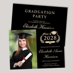 an image of a graduation party card