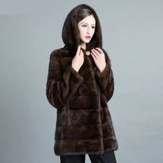 Looking for a warm jacket that not only keeps you cozy but also adds a touch of style to your winter look? Look no further than these fashionable women's jackets. Crafted from genuine leather and mink fur, they offer both warmth and a trendy look. Featuring an eye-catching striped pattern and a fur-trimmed hood, they're perfect for elevating your winter style.Specifications Type: Wide-waisted Thickness: STANDARD Style: Thick Warm Fur Style: Casual Sleeve Style: Regular Sleeve Length(cm): Full Season: Winter Pattern Type: striped Outerwear Type: Real Fur Origin: Mainland China Model Number: TT-01 Material: Fur,Genuine Leather,Mink Fur Hooded: Yes Gender: WOMEN Fabric Type: Silk Cotton Decoration: Fur Craft\Technics: Full Pelt Collar: With Fur Trim Hood Clothing Length: Medium Closure Type: Warm Brown Hooded Jacket For Winter, Brown Long Sleeve Hooded Winter Jacket, Winter Hooded Jacket With Faux Fur Lining, Hooded Warm Fur Coat For Fall, Hooded Brown Fur Coat For Fall, Brown Hooded Jacket With Faux Fur Lining For Fall, Brown Winter Outerwear For Cold Weather, Warm Brown Winter Wear Outerwear, Warm Brown Winter Outerwear