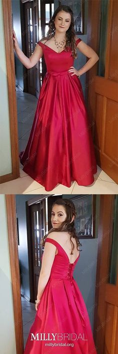 Long Prom Dresses Red, A Line Prom Dresses For Teens, Elegant Prom Dresses Off The Shoulder, Satin Prom Dresses Sleeveless Red Prom Dresses Long, Prom Dresses Off The Shoulder, Red Prom Dress Long, Prom Dresses Red, Dresses Off The Shoulder