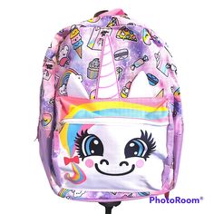 Cute New Without Tags, Never Used Unicorn Backpack And Pencil Case. Please See Pictures As They Are Of The Condition Description To Assist In Your Purchase Decision. Please Feel Free To Contact Us With Any Questions. Purple Back To School Backpack For Study, Trendy Purple Pencil Case For School, Back To School Purple Backpack For Study, Cute Unicorn Print Backpack For Back To School, Multicolor Unicorn Print Bag For Students, Cute Multicolor Pencil Case For Back To School, Cute Multicolor Unicorn Print Backpack, Back To School Purple Pencil Case, Multicolor Unicorn Print Backpack For Everyday Use