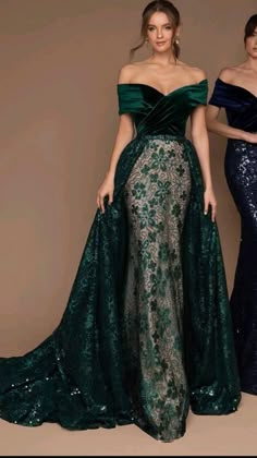 Luxurious Dresses, Luxury Dress, Dress Silhouette, Green And Blue, Fancy Dresses, Guest Dresses, Dream Dress, Kids Dress