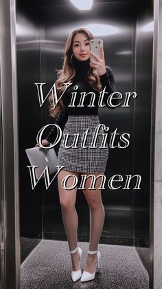 Casual Winter Outfits For Women, Women Winter Fashion, Winter Outfits For Women, Corduroy Pinafore, Bright Outfit, Corduroy Pinafore Dress, Chic Winter Outfits, Ootd Ideas