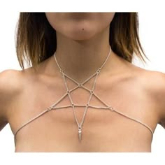 Jóias Body Chains, Body Necklace Chain, Body Necklace, Body Chains, Body Chain Jewelry, Gothic Jewelry, Body Jewellery, Jewelry Inspo, Chains Jewelry