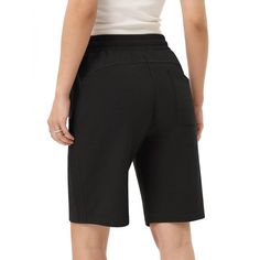 Elevate your summer wardrobe with the Missky Women's Bermuda Shorts, designed for both style and comfort. These shorts are crafted from a soft, breathable waffle fabric, ensuring you stay comfortable all day long.

- Material: Breathable waffle fabric
- Features: Elastic waistband with adjustable drawstring, two front pockets, one back pocket, and one side zipper pocket
- Color: Available in versatile solid colors
- Gender: Female
- Suitable for: Casual wear, lounging, running, hiking, jogging, Leisure Knee-length Bottoms With Built-in Shorts, Solid Color Mid-thigh Length Shorts With Pockets, Mid-thigh Length Shorts With Pockets, Comfortable Leisure Shorts With Short Leg, Solid Color Bottoms With Drawstring, Short Length, Leisure Short Bottoms With Ribbed Waistband, Comfortable Leisure Bottoms With Built-in Shorts, Comfortable Short Bottoms With Ribbed Waistband, Casual Bottoms With Elastic Waistband, Mid-thigh Length