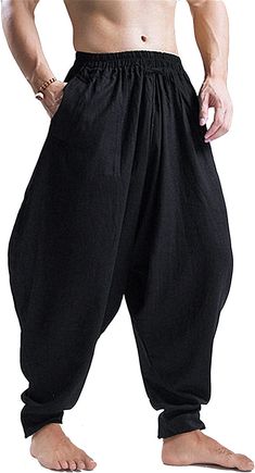 Ninja Pants, Yoga Pants Men, Jogging Outfit, Cotton Harem Pants, Hip Hop Pants, Drop Crotch Pants, Harem Pants Women, Pants Summer