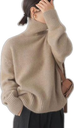 Casual Turtleneck, Elegant Sweater, Chic Shirts, Winter Pullover, Active Wear Leggings, Belleza Natural, Knit Jumper, Self Confidence, Outerwear Women