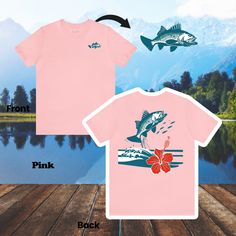 Dive into your passion for marine life with our Leaping Tilapia 2-Sided Unisex Tee. The front features a striking image of a tilapia leaping out of the water, while the back showcases a vibrant and detailed design. With its 2-sided design and high-quality construction, this tee is a must-have for any fan of tilapia or fish in general, offering a perfect blend of style and comfort in blue and orange colors. #02 Men Classic unisex jersey short sleeve tee fits like a well-loved favorite. Soft cotton and quality print make users fall in love with it over and over again. Ribbed knit collars to bolster shaping. Shoulders are tapered for a better fit over time. Dual side seams hold the garment's shape for longer. Fabric Details Made with 100% Airlume combed and ring-spun cotton, a lightweight fab Cheap Crew Neck T-shirt With Fish Print, Casual Cotton T-shirt With Fish Print, Graphic Tee T-shirt With Fish Print, Graphic Fish Print Short Sleeve T-shirt, Men Classic, Graphic Tee Short Sleeve T-shirt For Fishing, Detailed Design, Blue And Orange, Fabric Details