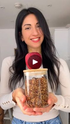 Door Slightly Open, Apple Granola, Easy Homemade Granola, Ginger Powder, Vegan Ingredients, Granola Healthy, Granola Recipe, Vegan Cookbook, Baking Tray